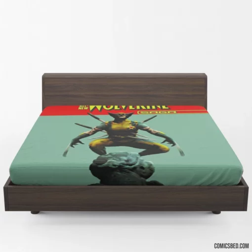 Marvel Wolverine X-Men Fierce Member Comic Fitted Sheet