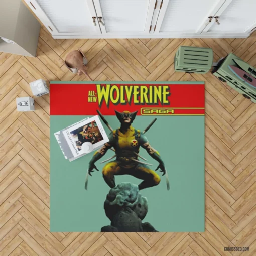 Marvel Wolverine X-Men Fierce Member Comic Rug