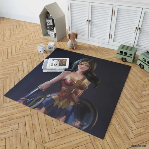 Marvel Wonder Woman Amazon Iconic Hero Comic Rug 1