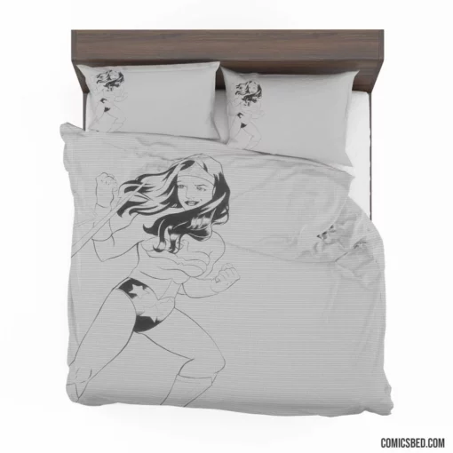 Marvel Wonder Woman Amazonian Heroine Comic Bedding Set 1