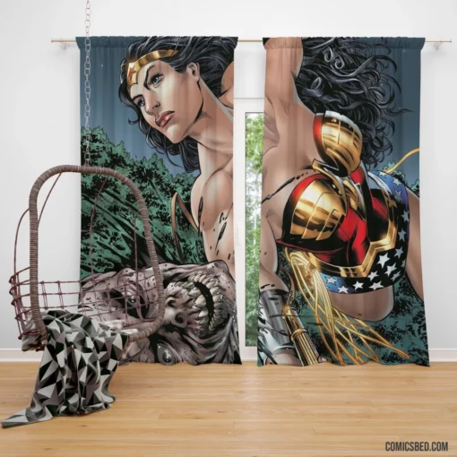 Marvel Wonder Woman Amazonian Icon Comic Curtain