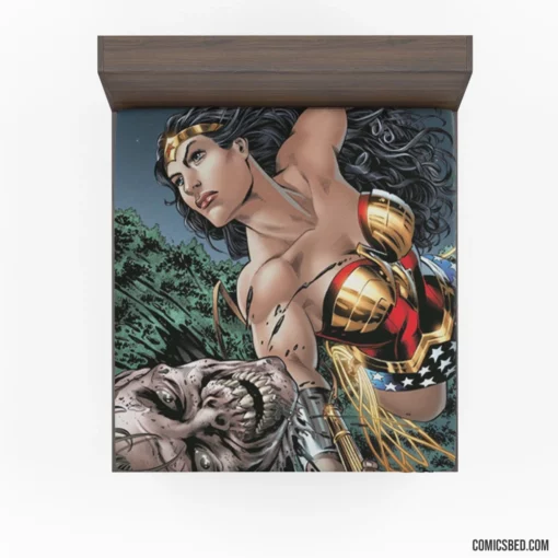 Marvel Wonder Woman Amazonian Icon Comic Fitted Sheet 1