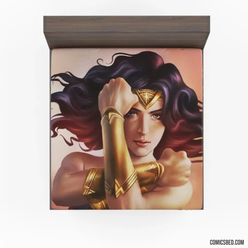 Marvel Wonder Woman Empowering Superhero Comic Fitted Sheet 1