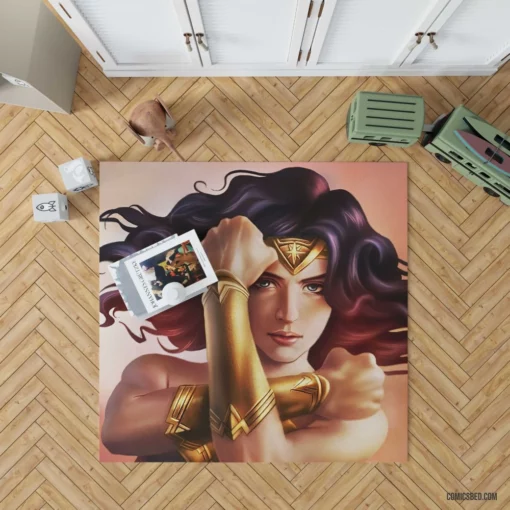 Marvel Wonder Woman Empowering Superhero Comic Rug