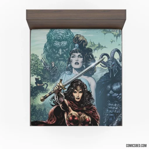 Marvel Wonder Woman Iconic Amazonian Heroine Comic Fitted Sheet 1