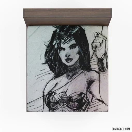 Marvel Wonder Woman Iconic Heroine Comic Fitted Sheet 1
