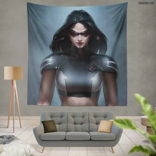 Marvel X-23 Feral Mutant Adventures Comic Wall Tapestry