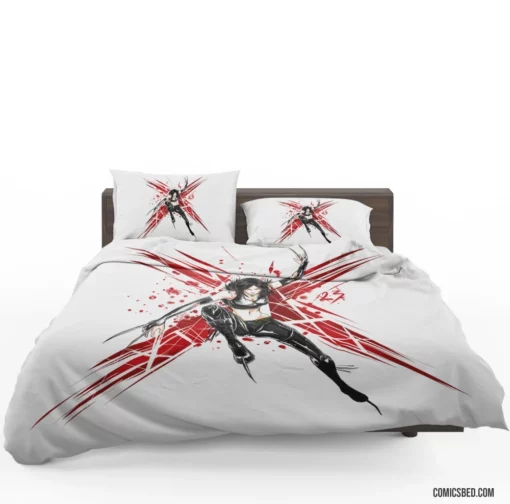 Marvel X-23 Feral Mutant Hero Comic Bedding Set