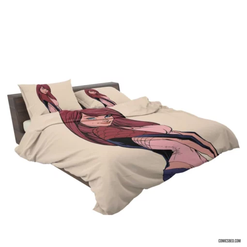 Mary Jane Watson Spider-Man Love Comic Bedding Set 2