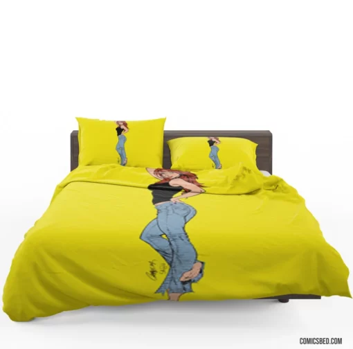 Mary Jane Watson Spidey Love Comic Bedding Set