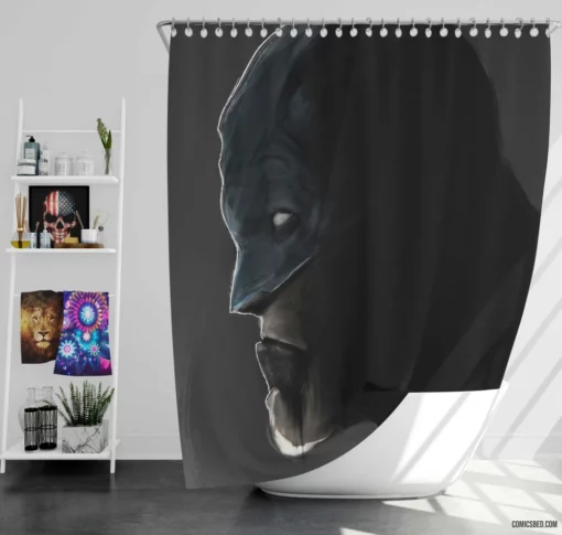 Masked Justice The Batman Chronicles Comic Shower Curtain