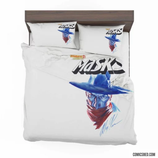 Masks Superhero Team-Up for Justice Comic Bedding Set 1