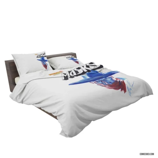 Masks Superhero Team-Up for Justice Comic Bedding Set 2