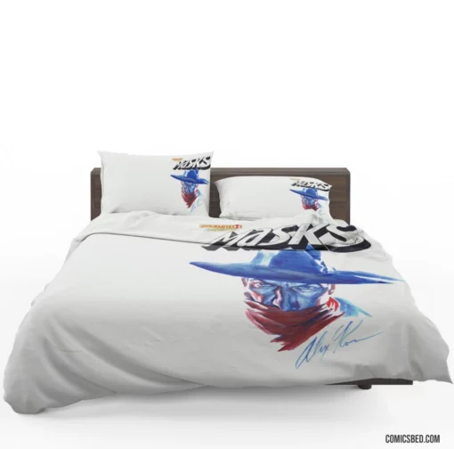 Masks Superhero Team-Up for Justice Comic Bedding Set