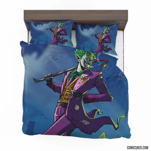 Master of Chaos Joker DC Unleashing Havoc Comic Bedding Set 1