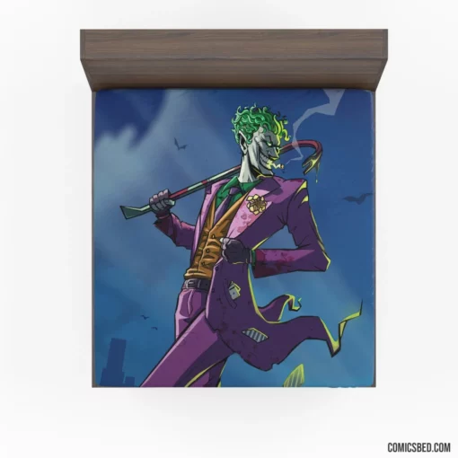 Master of Chaos Joker DC Unleashing Havoc Comic Fitted Sheet 1