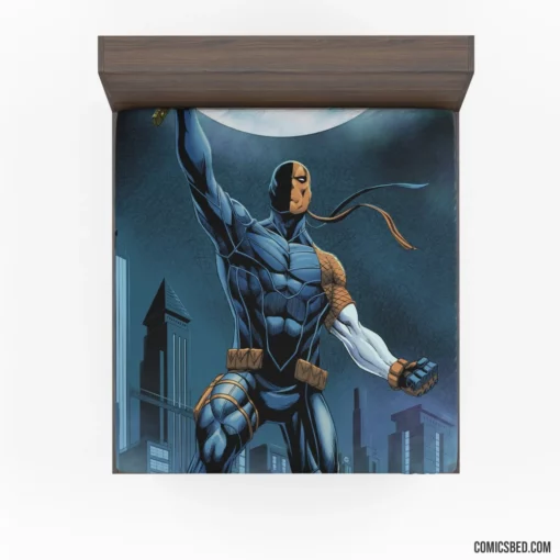 Masterful Deathstroke DC Deadly Assassin Comic Fitted Sheet 1