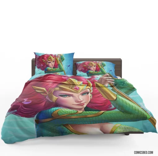 Mera Royal Waves of Power Comic Bedding Set