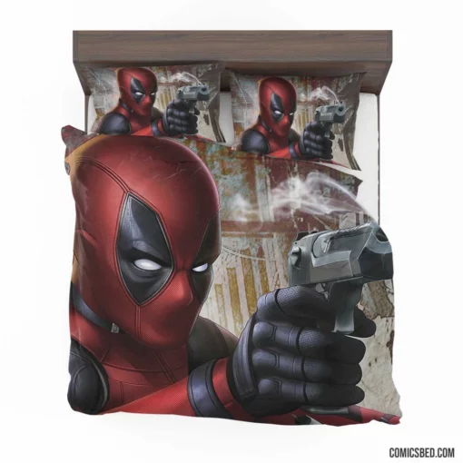 Merc with a Mouth Unleashed Deadpool Comic Bedding Set 1