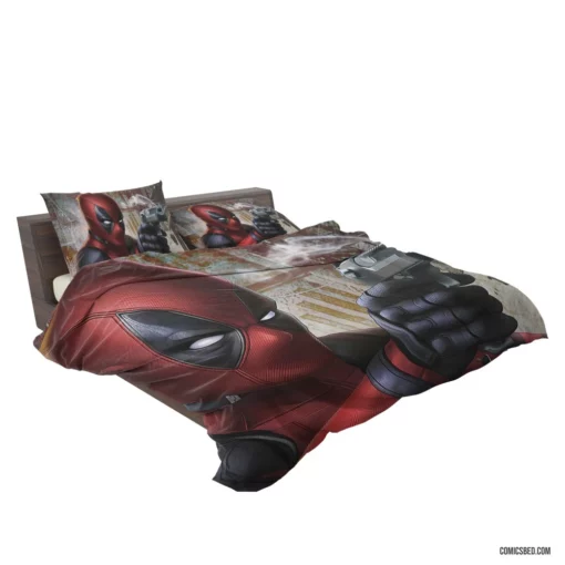 Merc with a Mouth Unleashed Deadpool Comic Bedding Set 2