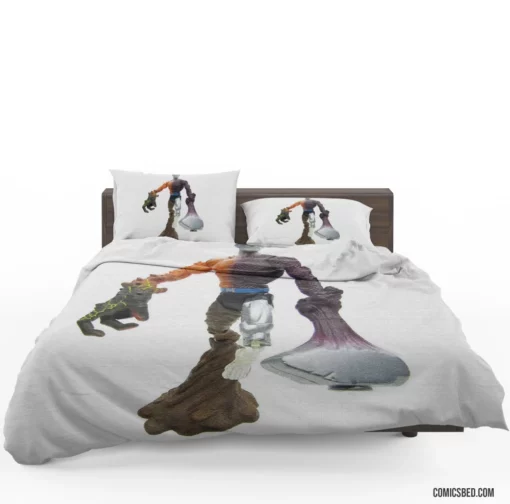 Metamorpho Shifting Adventures Comic Bedding Set