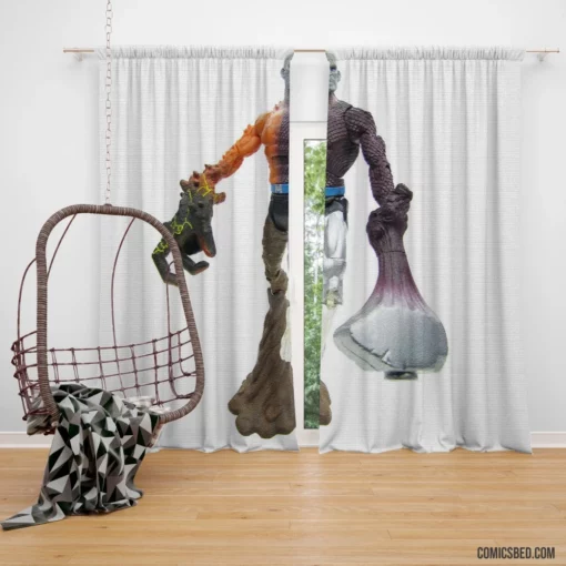 Metamorpho Shifting Adventures Comic Curtain