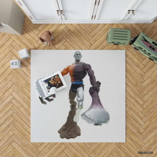 Metamorpho Shifting Adventures Comic Rug