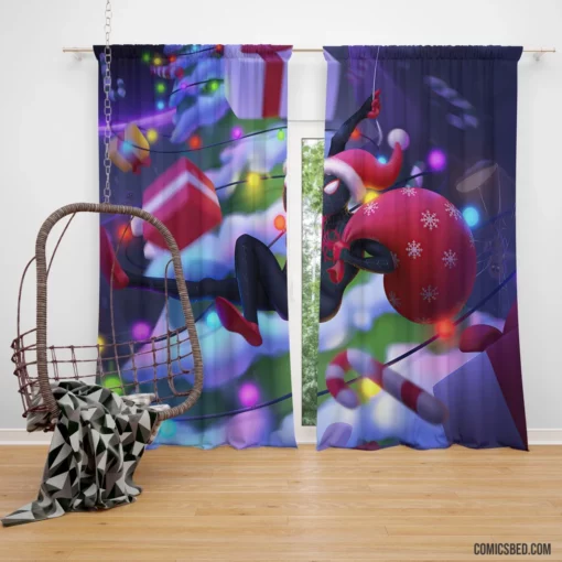 Miles Morales Marvel Heroic Spider Comic Curtain