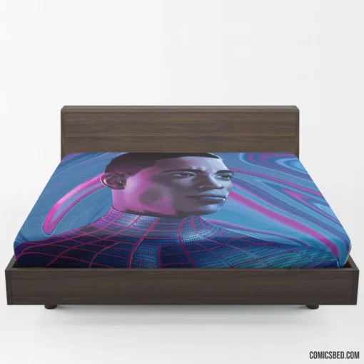 Miles Morales Marvel Webbed Hero Comic Fitted Sheet