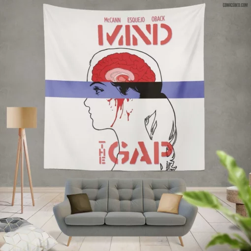 Mind the Gap Mysterious Chronicles Comic Wall Tapestry