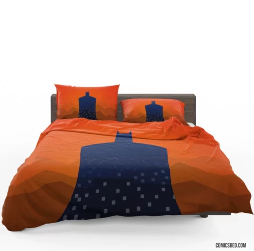 Minimalist Knight Batman Chronicles Comic Bedding Set