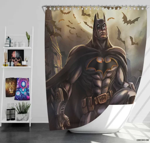 Mirror Reflection The Mirror Master Scheme Comic Shower Curtain