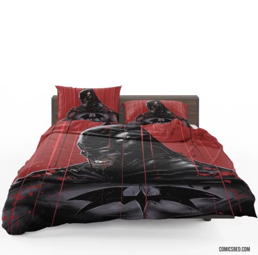 Monochrome Shadows Noir Batman Tales Comic Bedding Set