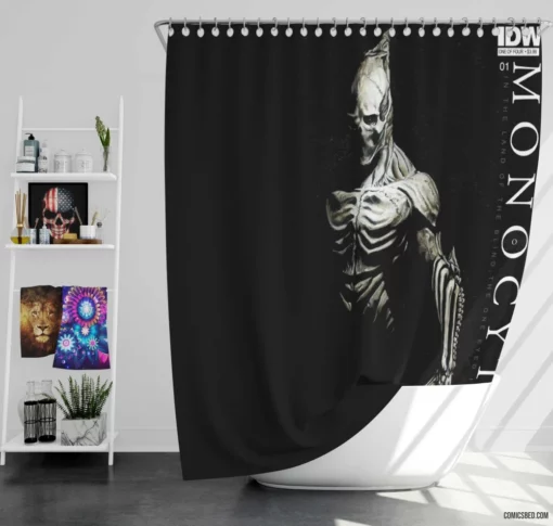 Monocyte Surreal Chronicles Comic Shower Curtain