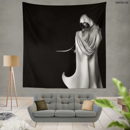 Moon Knight Chronicles Dark Avenger Tale Comic Wall Tapestry