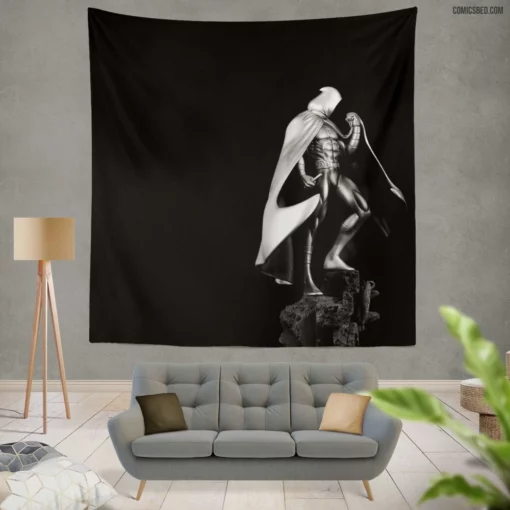 Moon Knight Guardian of Night Secrets Comic Wall Tapestry