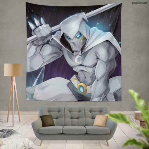 Moon Knight Vengeance of the Night Comic Wall Tapestry