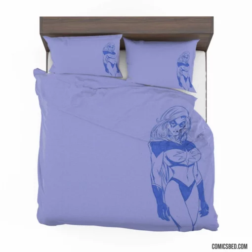 Ms Marvel Inhuman Adventures Comic Bedding Set 1