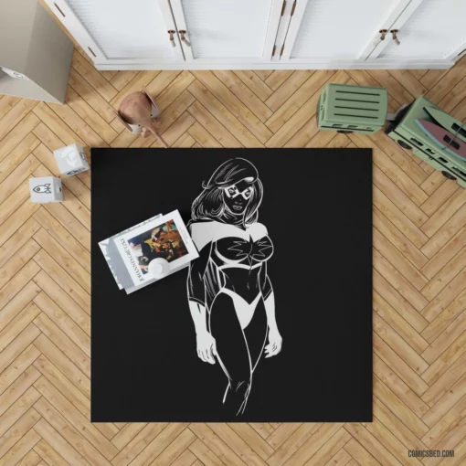 Ms Marvel Inhuman Avenger Comic Rug