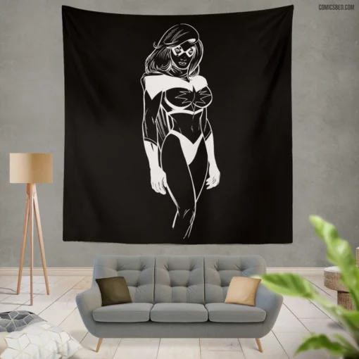 Ms Marvel Inhuman Avenger Comic Wall Tapestry