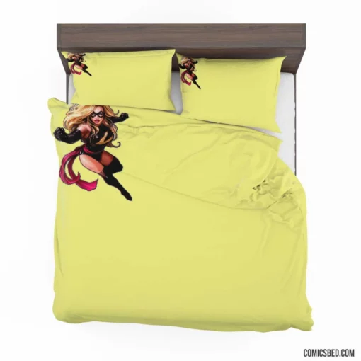 Ms. Marvel Embiggened Heroine Story Comic Bedding Set 1