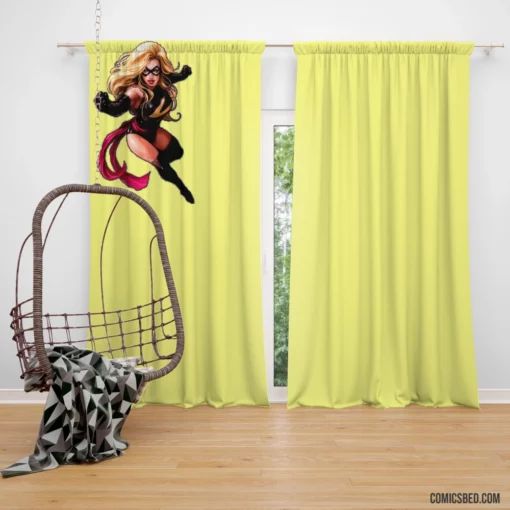 Ms. Marvel Embiggened Heroine Story Comic Curtain