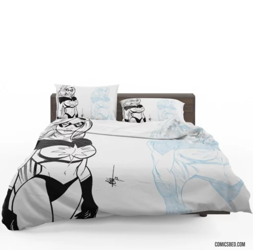 Ms. Marvel Heroine of Might Comic Bedding Set