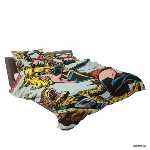 Ms. Marvel Teen Heroine Comic Bedding Set 2