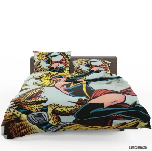 Ms. Marvel Teen Heroine Comic Bedding Set