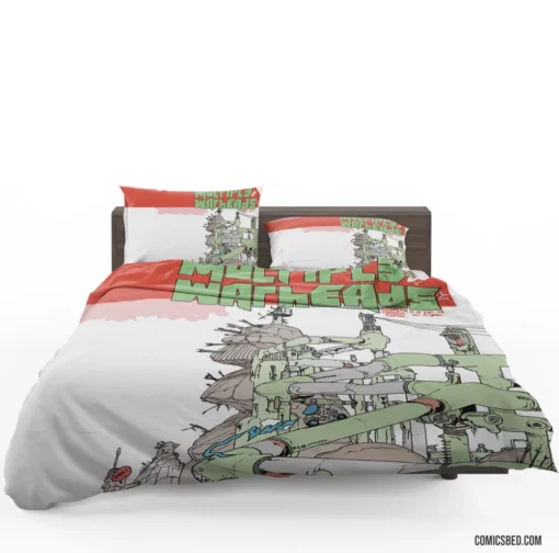 Multiple Warheads Explosive Saga Comic Bedding Set