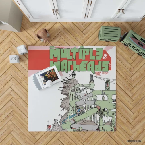 Multiple Warheads Explosive Saga Comic Rug