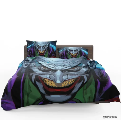 Mysterious Joker DC Emotions Unleashed Comic Bedding Set