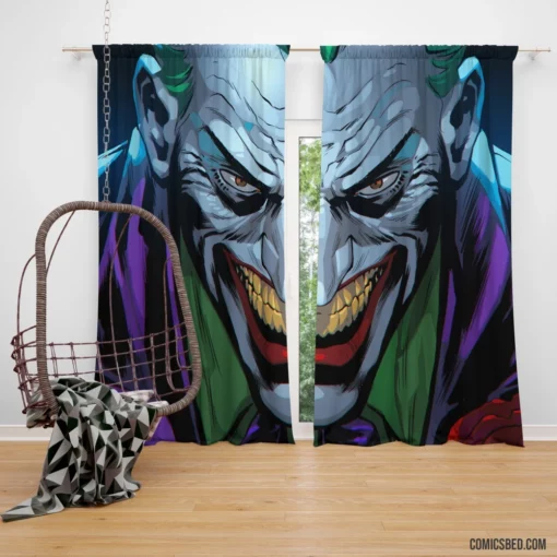 Mysterious Joker DC Emotions Unleashed Comic Curtain