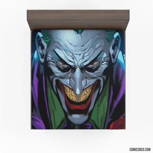 Mysterious Joker DC Emotions Unleashed Comic Fitted Sheet 1